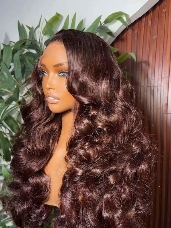 Body wave chocolat, très longue